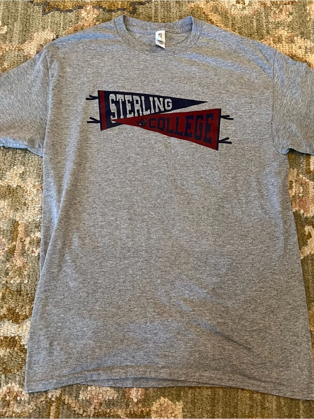 Sterling College Warriors‎ Jerzees Shirt Size Medium Color Grey